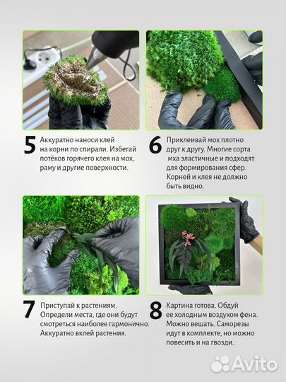 Набор для творчества панно Cтабилизиpовaнный моx