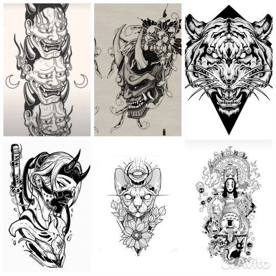 Модель на татуировки