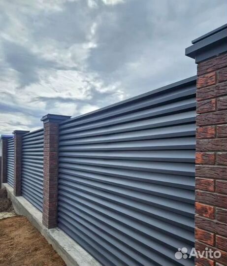 Заборы ворота калитки под ключ