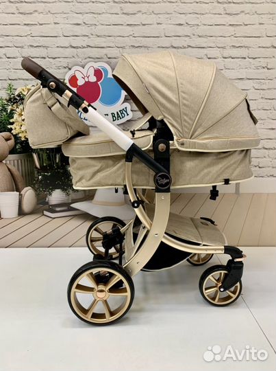 Коляска Darex бежевая