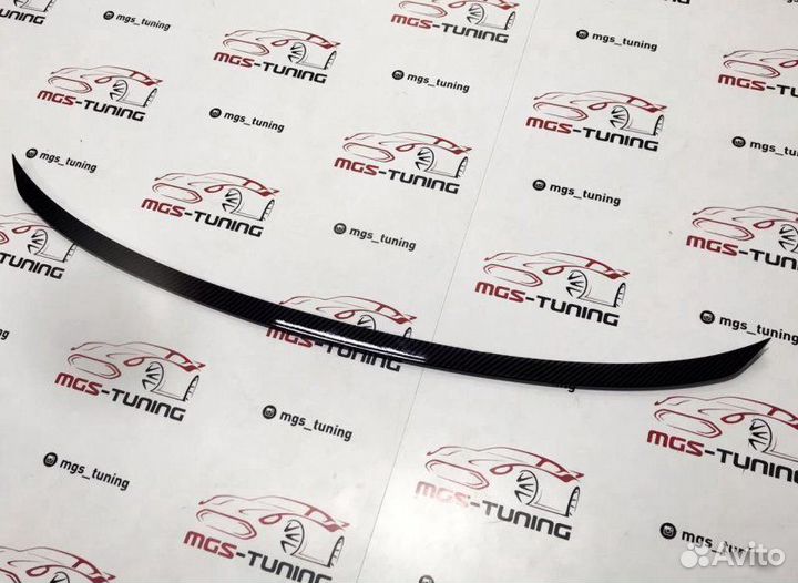 Спойлер BMW 3 series g20 Под карбон M-Perfomance
