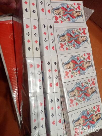 Игральные карты с пластиковым покрытием 36 карт