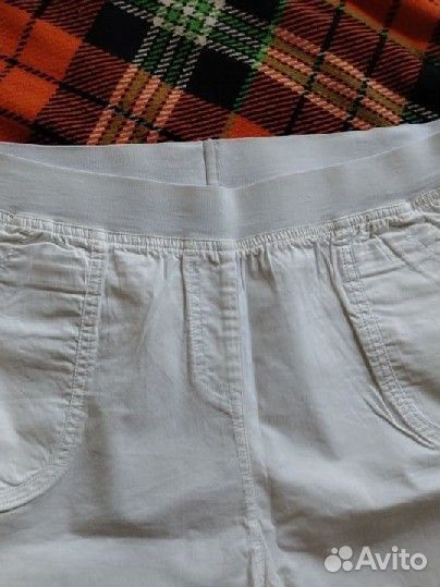 Шорты новые белые женские р. 48