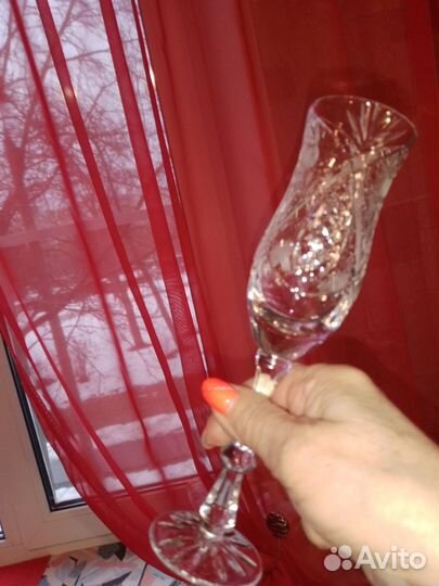 Хрустальные фужеры