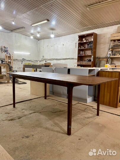 Раскладной стол из массива дуба для кухни