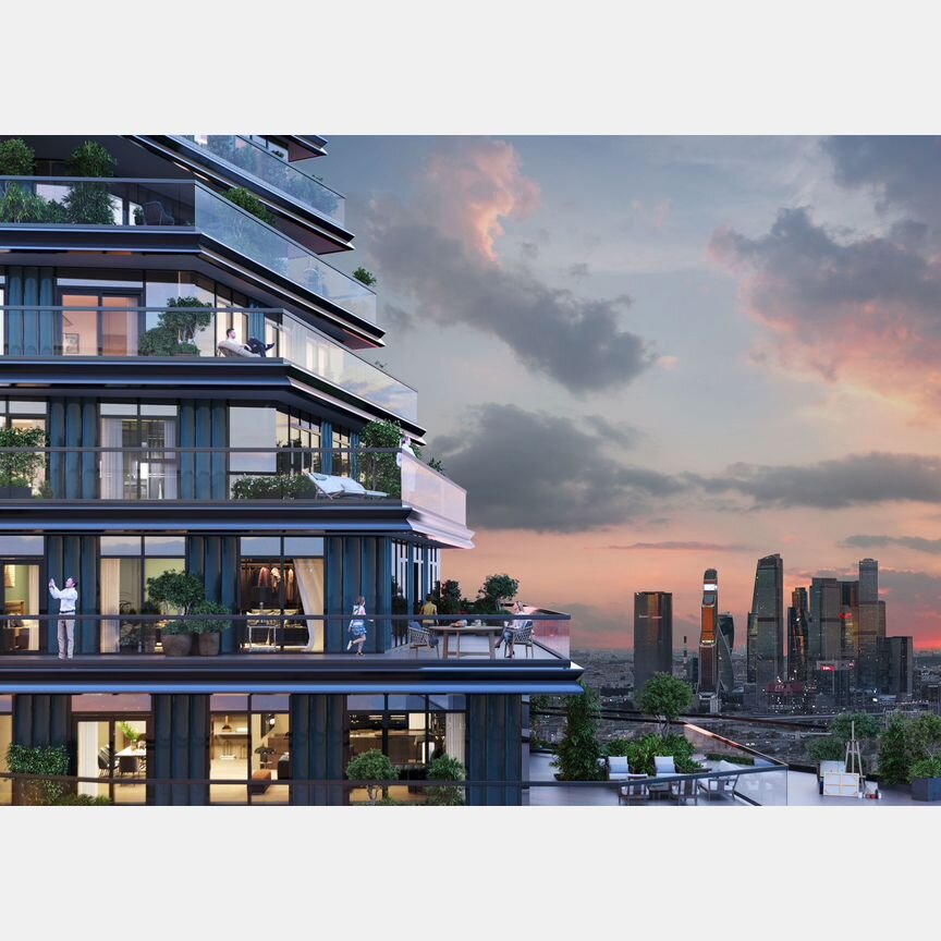 Квартира-студия, 27 м², 36/55 эт.