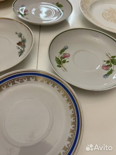 Посуда зик СССР блюдца тарелки