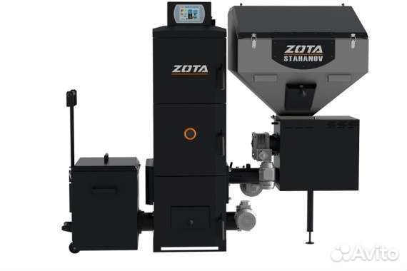 Котел автоматический твердотопливный Стаханов Zota