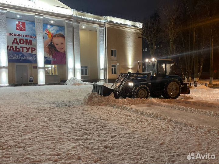 Услуги трактора мтз с фронтальным погрузчиком