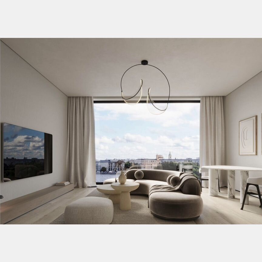 1-к. апартаменты, 48 м², 5/8 эт.