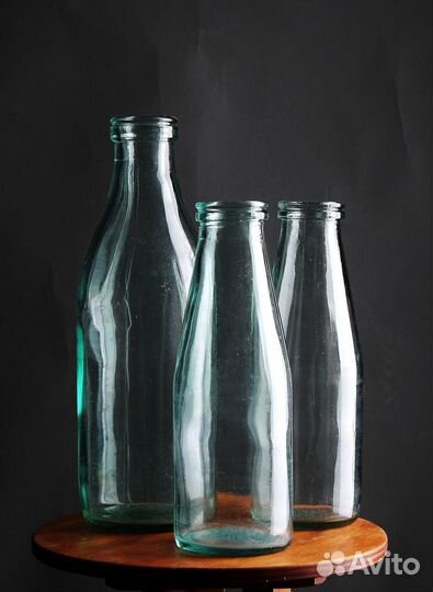 Баночка-бочонок / банки и молочные бутылки СССР