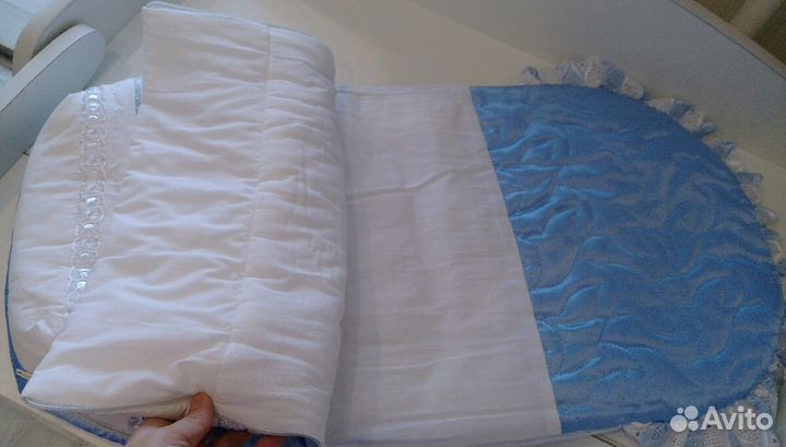 Конверт на выписку и одеяло из натуральной