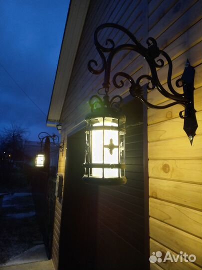 Декоративные кованые фонари арт 06