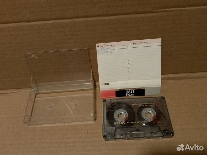 Аудиокассета TDK d90