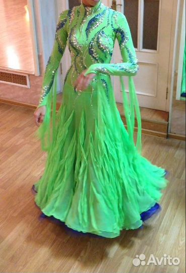 Танцевальное бальное платье стандарт