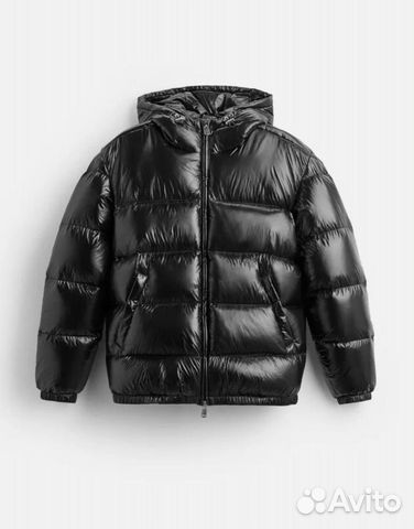 Пуховик Zara x Moncler мужской купить в Москве по низкой