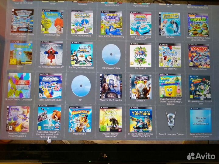 Прошитая PlayStation 3 + 70 детских игр