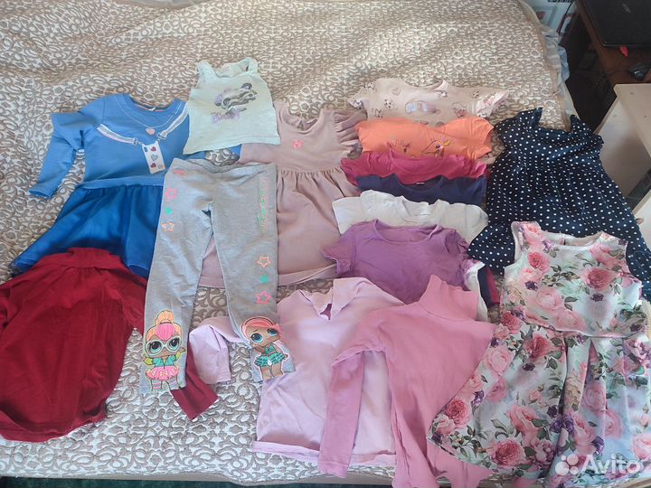 Платье, штаны, кофты (пакетом)размер 116 девочке
