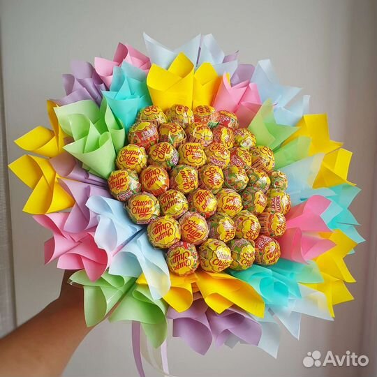 Букет из чупа чупсов