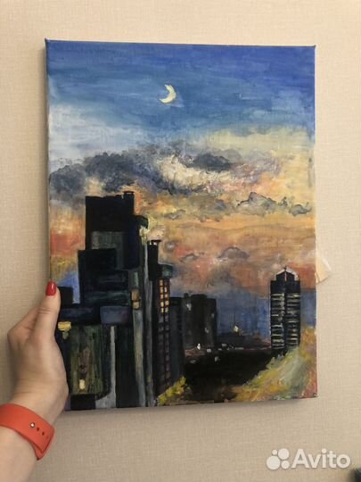 Картина город