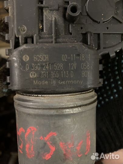 Моторчик стеклоочистителей Volkswagen B5+