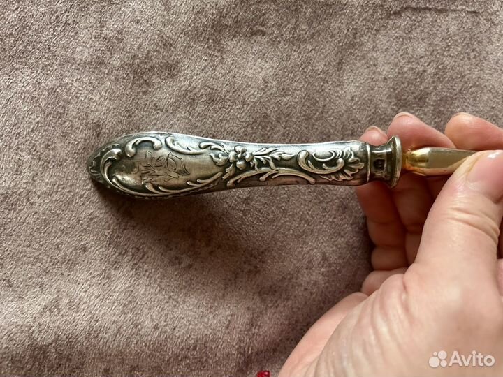 Лопатка для торта с серебряной ручкой 875