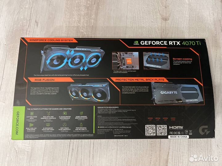 Видеокарта rtx 4070 TI