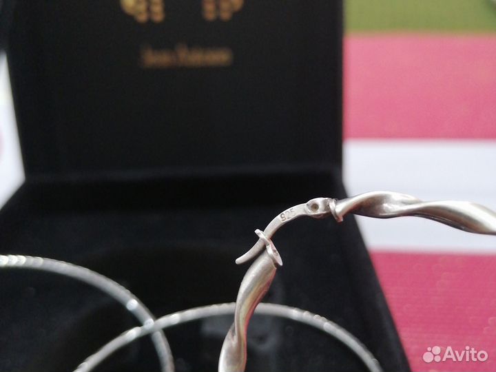 Серьги кольцо