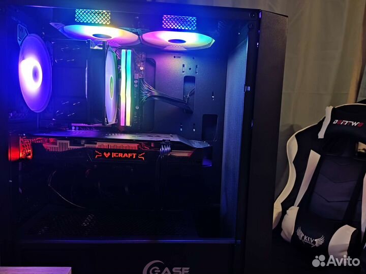 Игровой компьютер Xeon E5-1650v3+RX580 2048SP 8GB