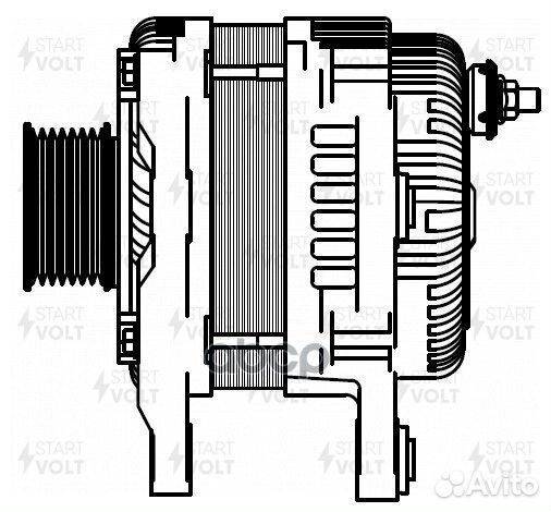 Генератор для а/м Nissan Qashqai (06) 1.6i 150A