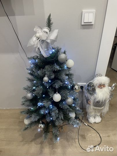 Елка искусственная новогодняя 90 цельная