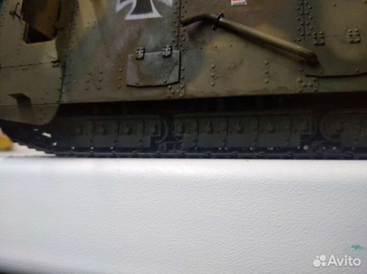 Модель танка а7v в масштабе 1/35