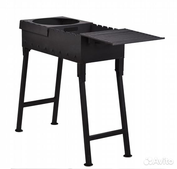 Мангал 3в1 с решёткой гриль и местом под Казан