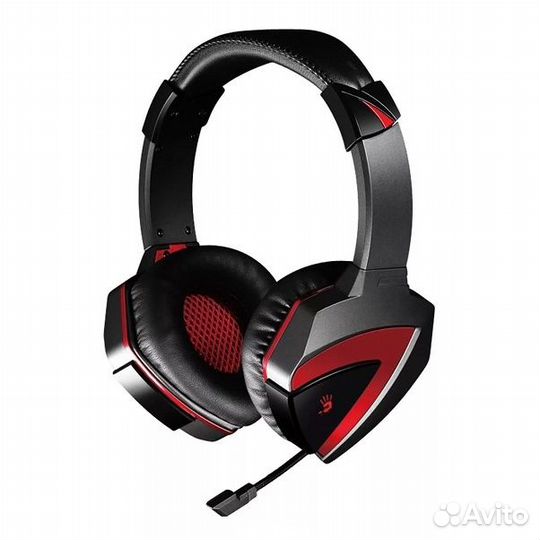 Наушники с микрофоном A4Tech Bloody G500 черно-кра