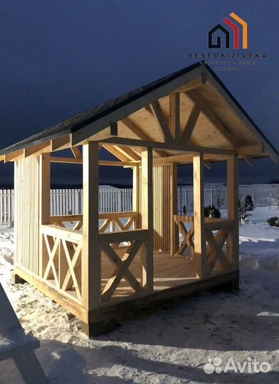 Беседка под ключ