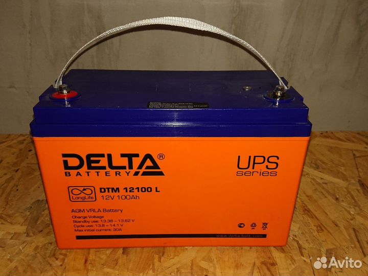 Аккумулятор Delta DRM 12100 L (12v/100Ah)