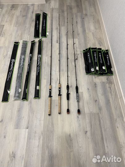 Спиннинг/ Кастинговый спиннинг 1,5 1,8 2,1 метра