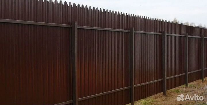 Забор металлический с гарантией быстро