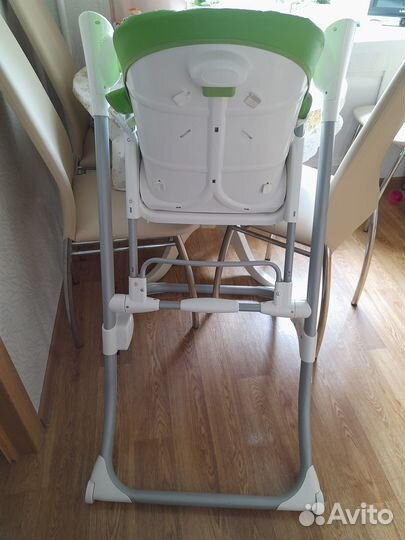 Детский стульчик для кормления 2 в 1 электрокачель