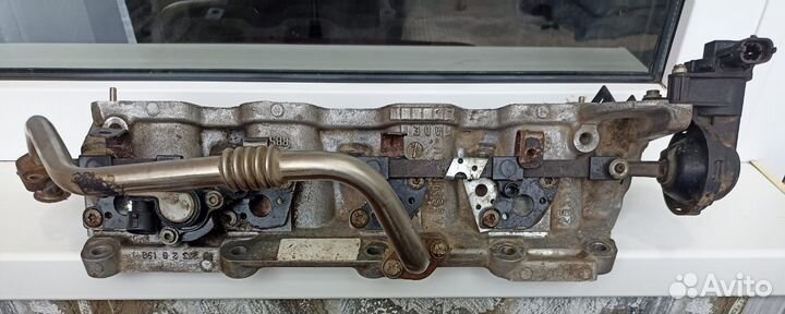 Фланец твинпорта Twinport Opel Astra H Опель Астра