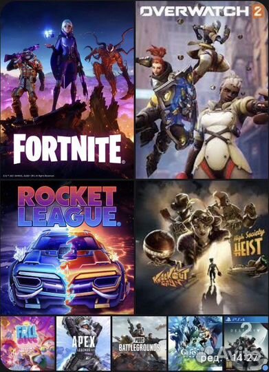 45 игр на ps4,ps5