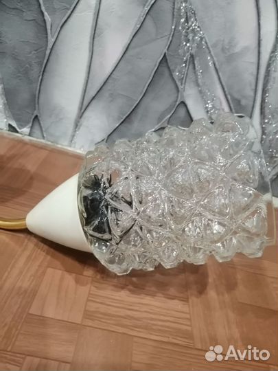 Люстра хрустальная винтажная