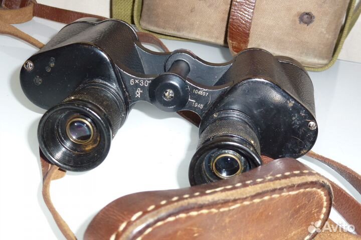 Бинокль Военный 6Х30 Армейский 1945 год СССР