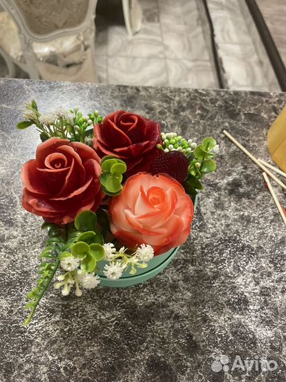 Букеты из мыла ручной работы