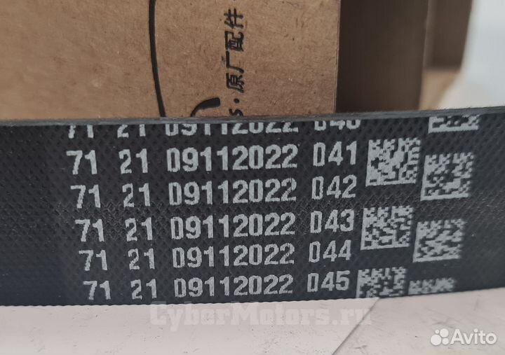 Ремень поликлиновой VW polo