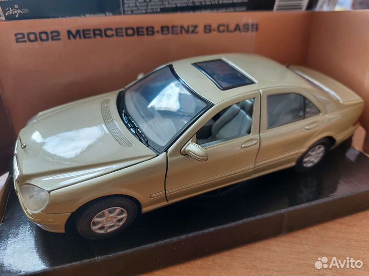Модель автомобиля Mercedes-Benz S-class 1:24