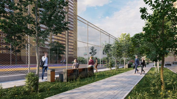 1-к. квартира, 38,3 м², 3/20 эт.