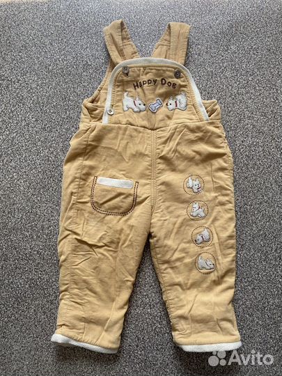 Вельветовый костюм детский