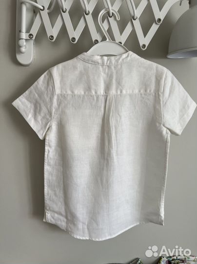 Jacadi 110 рубашка белая