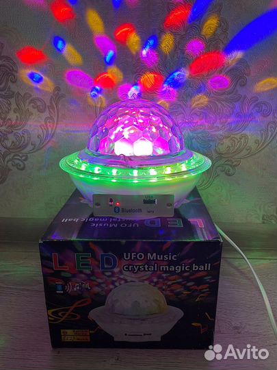 Диско-Шар Колонка с Блютузом / для Вечеринок